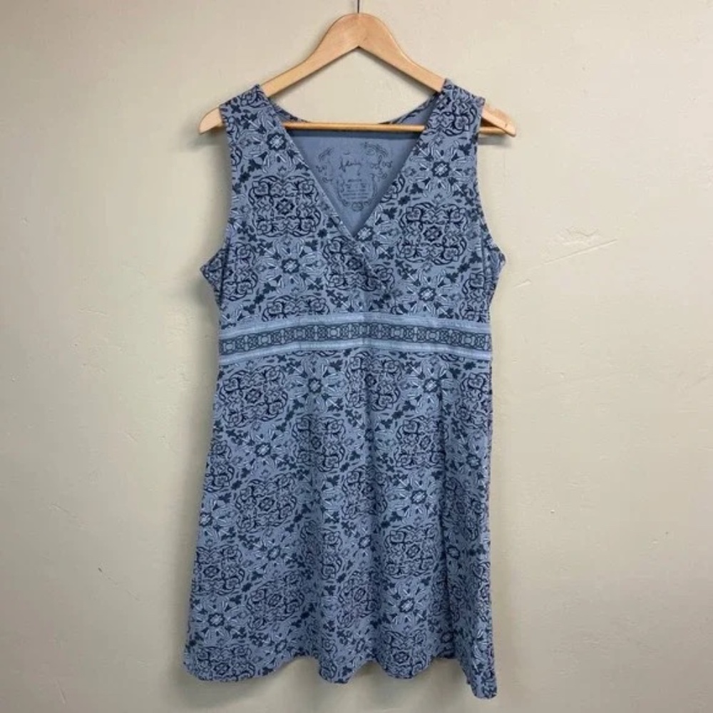 Life Is Good Crossover Sun Dress Gray Size 14